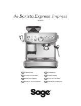 Sage BES875 the Barista Express Impress Guia de usuario