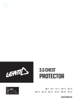 Leatt 5020004180 3.5 Chest Protector Manual do usuário