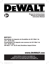 DeWalt DCF7871D2 Manual do usuário