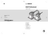 Bosch GSS 1400 A Professional Orbital Sander Manual do usuário