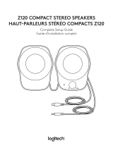 Logitech Z120 Stereo Speakers Manual do usuário