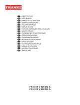 Franke FPJ 615 V BK/DG A Hood Black Glass Manual do usuário