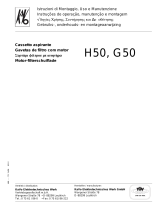 KaVo Filter drawer H50 & G50 Instruções de operação