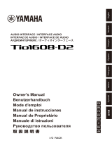 Yamaha Tio1608 Manual do proprietário