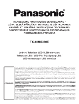 Panasonic TX40MS360E Guia rápido