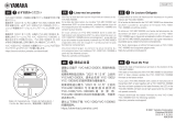 Yamaha YVC-MIC1000EX Informação importante