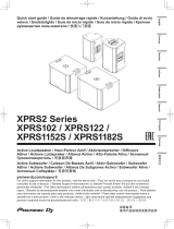 Pioneer XPRS102 Series 10 Inch Full Range Active Loudspeaker Guia de usuario