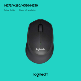 Logitech M275, M280, M320, M330 Wireless Mouse Guia de usuario