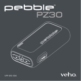 Veho Pebble PZ30 Argonaut Pro Power Bank Manual do usuário