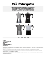 Orbegozo KFN Aluminium Coffee Maker Manual do usuário