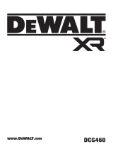 DeWalt DCG460NK Manual do usuário