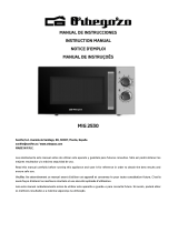 Orbegozo MIG 2530 Microwave Manual do usuário