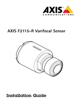 Axis F2115-R Varifocal Sensor Guia de instalação