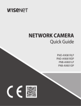 Wisenet PNO-A9081RLP Network Camera Guia de usuario