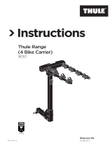 Thule Range 9057 4 Bike Carrier Instruções de operação