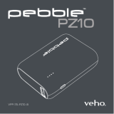 Veho VPP-115-PZ10-B Pebble Power Bank Manual do usuário