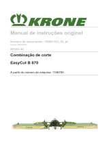 Krone BA EasyCut B 870 (MT603-30) Instruções de operação