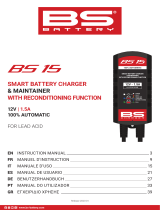BS BATTERY BS15 Smart Battery Charger Instruções de operação