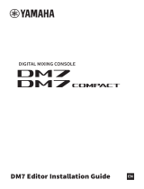 Yamaha DM7 Guia de instalação