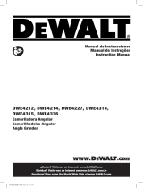 DeWalt DWE4314N Manual do usuário