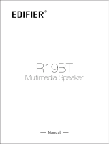 EDIFIER R19BT Multimedia Speaker Manual do usuário