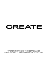 Create THERA STYLANCE PRO Automatic Espresso Coffee Machine Instruções de operação