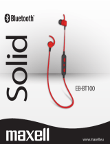 Maxell EB-BT100 Solid Bluetooth Headset Manual do usuário