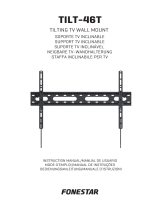 Fonestar TILT-46T Tilting TV Wall Mount Manual do usuário