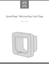 SURE petcare SUR001 SureFlap Microchip Cat Flap Guia de usuario