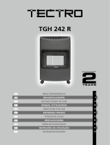 Tectro TGH 242 R Gas Room Heater Manual do usuário