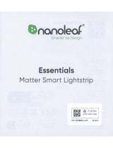 Nanoleaf 374NF032LS Essentials Matter Smart Lightstrips Instruções de operação