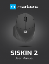 Natec SISKIN 2 USB Type-A Wireless Mouse Manual do usuário
