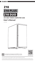 ZALMAN Z10 ATX MID Tower Computer Case Manual do usuário