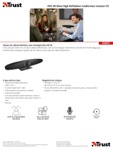 Trust 24673 IRIS 4K Ultra High Definition Conference Camera CO Manual do usuário