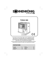 Sonnenkönig Tosai 360 Sun King Petroleum Heater Instruções de operação