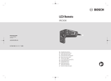 Bosch BRC3600 LED Remote Control Unit Manual do usuário