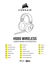 Corsair HS65 Wireless Gaming Headset Manual do usuário