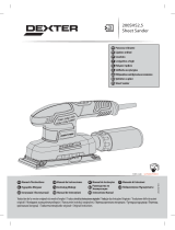 Dexter 200SHS2.5 Corded Orbital Sander Manual do usuário