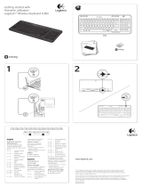 Logitech K360 Compact and Thin Wireless keyboard Manual do usuário
