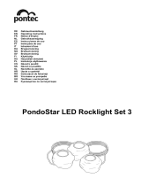 Pontec 87585 PondoStar LED Rock Light Set 3 Manual do usuário