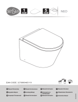 Sensea 3276000465119 Wall Toilet Bowl Manual do usuário