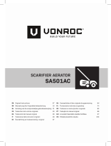 Vonroc SA501AC Scarifier Aerator Manual do usuário