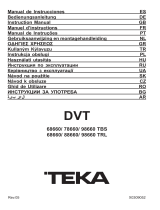 Teka DVT 98660 TBS BK Cooker Hood (Extractor hood) Manual do usuário