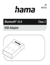 Hama 053312 Bluetooth USB Adapter Manual do usuário