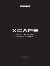 PROZIS XCAPE Multifunctional Rescue Hammer Manual do usuário