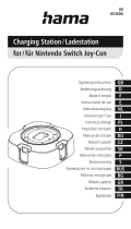 Hama 00053686 4 Way Charging Station for Nintendo Switch Joy Con Manual do usuário
