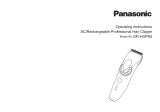 Panasonic ERHGP65 Instruções de operação