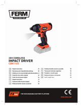 Ferm CDM1165 20V Cordless Impact Driver Manual do usuário