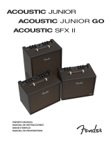 Fender 2314400000 Acoustic Junior GO Guitar Amplifiers Manual do proprietário