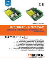 EasyGates H70/104AC Control unit Instruções de operação